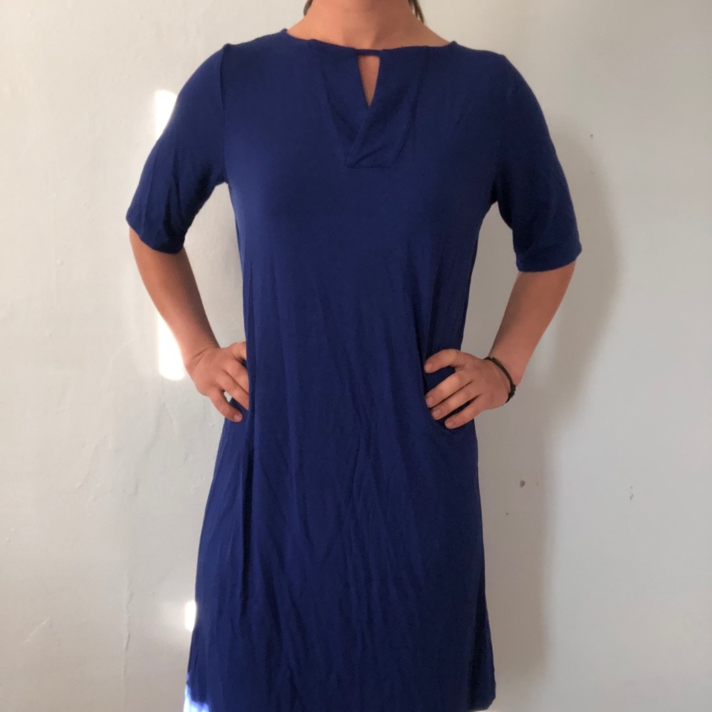 Chico navy blue dress